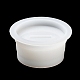 Полосатая круглая чашка для свечи с крышкой DIY-G094-06B-6