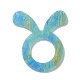 Pendentifs porte-clés en acrylique&nbsp;SACR-S608-04H-01-1