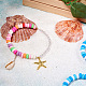 Cheriswelry 4 Strands 4 Style Handmade Polymer Clay Beads CLAY-CW0001-05-6