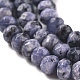 Dyed Natural Malaysia Jade Rondelle Beads Strands G-E316-2x4mm-34-3