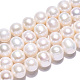 Hebras de perlas de agua dulce cultivadas naturales PEAR-N013-10E-3