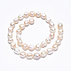 Natural Baroque Pearl Keshi Pearl Beads Strands PEAR-S012-68-3