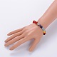 Stretch Buddhist Jewelry Multi-Color Gemstone Chakra Bracelets X-BJEW-JB01687-03-3