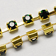 Cadenas de strass Diamante de imitación de bronce CHC-S6-10C-1-1
