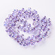 Transparent Glass Beads Strands GLAA-T006-14H-2