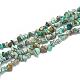 Brins de perles turquoises africaines naturelles (jaspe) G-S314-20-1