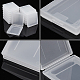 Boîtes en plastique rectangle CON-WH0087-20-4