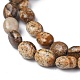 Chapelets de perles en jaspe avec images naturelles G-Z006-A02-2