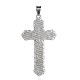 Tibetan Style Alloy Crucifix Cross Big Pendants PALLOY-E394-03AS-2