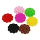 Mixed Opaque Resin Flower Cabochons X-CRES-B1292-M-1