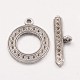 Tibetan Style Alloy Toggle Clasps LF0610Y-2-1