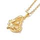 Collana con pendente a farfalla in zirconi chiari e orecchini a bottone con diamanti SJEW-M099-05G-2