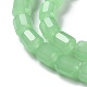 Chapelets de perle en verre imitation jade GLAA-G112-02B-3