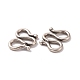 925 Sterling Silver S-hook Clasps STER-D036-16AS-2