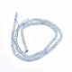 Natürliche Aquamarin Perlen Stränge G-O172-08-2
