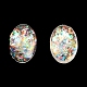 Cabochons en résine imitation opale RESI-H148-06-5