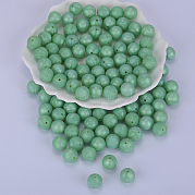 Круглые силиконовые фокусные бусины SI-JX0046A-121