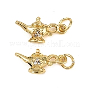 Латунные микро проложить кубического циркония подвески KK-S526-49G