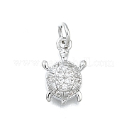 Латунные микро проложить кубического циркония подвески KK-K400-41P