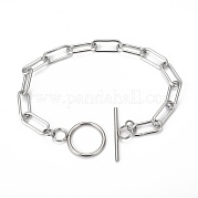 Браслеты-скрепки из нержавеющей стали 304 STAS-P001-59P