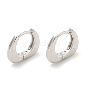 Brass Hoop Earrings EJEW-L211-010T-P