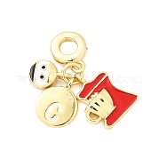 Европейские подвески из латуни KK-F904-02B-G