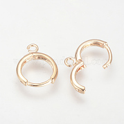 Латунные серьги-обручи KK-Q675-52G