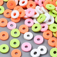 100 Stu00fcck Polymer Ton Maus Kopf Perlen, Lose Abstandshalter, 10 Mm, Gemischte Farben, Niedliche Perlen Fu00fcr DIY Haarspange, Halskette, Armband, Schmuck, Ohrringe, Handgefertigte Bastelarbeit
