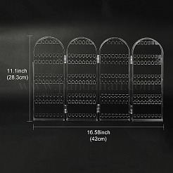 4 faltbarer Acryl-Ohrringständer&nbsp;EDIS-N010-02