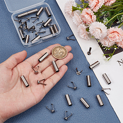 10 Stück abnehmbare Kordelstopper aus Legierung.&nbsp;FIND-CP0003-50