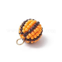 Colgantes de cuentas de vidrio hechos a mano con alambre de nailon&nbsp;PALLOY-MZ00506