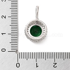 Messing micro pave klare zirkonia anhänger&nbsp;KK-M275-58P