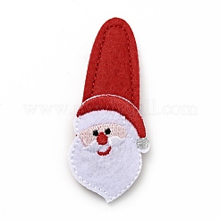 Pinces à cheveux en tissu non tissé de père noël de noël&nbsp;PHAR-G006-01P