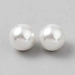 Ohrmuttern aus Kunststoffimitatperlen&nbsp;KY-WH0038-12P-02