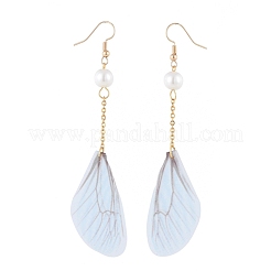 Perle en verre Boucles d'oreille&nbsp;EJEW-JE03995-M