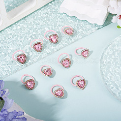 20 Stück Haaraccessoire aus Polyester und Strassen für Mädchen&nbsp;OHAR-TA0001-17