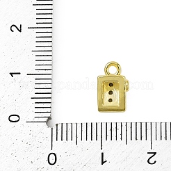 Pendenti in zirconi cubici trasparenti in micro pavè di ottone&nbsp;LS-KK-L238-28G