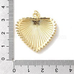 Herzanhänger Messinganhänger&nbsp;KK-H529-62A-G