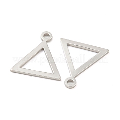 925 breloques triangle creux en argent sterling&nbsp;STER-B005-37P