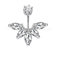 304 Bauchnabelpiercing aus Stahl&nbsp;WG0752B-01