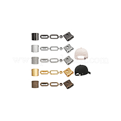 40 Sets 5 Farben Eisen Baseballmütze Kappe Schnalle Riemen Verschluss Clip Kit&nbsp;FIND-NB0005-36