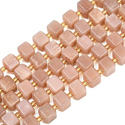 Natürliche sunstone Perlen Stränge&nbsp;G-F832-A05-01