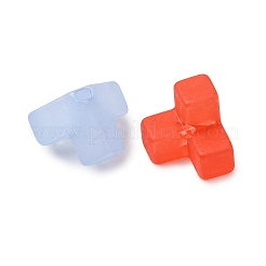 Gefrostet transparent Acrylperlen&nbsp;SACR-T362-01B