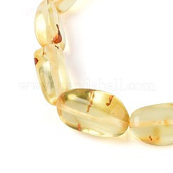 Stretch-Armbänder aus natürlichem Bernstein für Männer und Frauen&nbsp;BJEW-T018-23