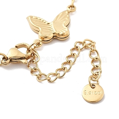 Bracelets à maillons en acier inoxydable 304&nbsp;BJEW-P343-01G