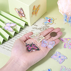 Kit de fabrication de boucles d'oreilles pendantes papillon à faire soi-même&nbsp;DIY-TA0006-34