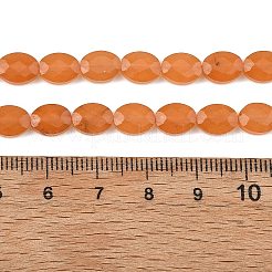 Gefärbt natürlichen weißen Jade Perlen Stränge&nbsp;G-H349-A01-24B