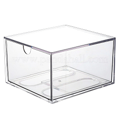 Staubdichte Aufbewahrungsbox mit Schublade aus Acryl&nbsp;AJEW-WH20066-001A