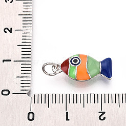 Anhänger aus Messing und Emaille&nbsp;KK-T079-02A-P