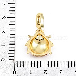 Colgante micropavé cubic zirconia de latón&nbsp;KK-H268-05A-G